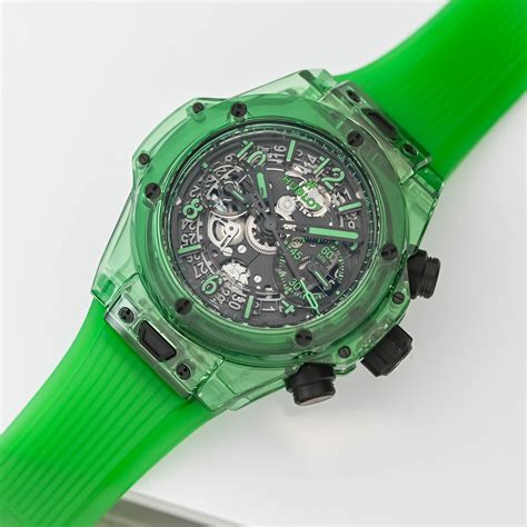 hublot unico green saxem.